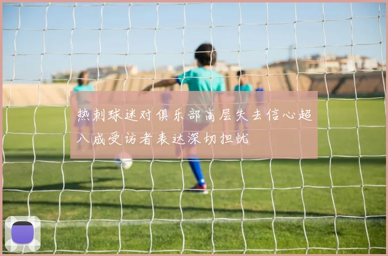 热刺球迷对俱乐部高层失去信心超八成受访者表达深切担忧